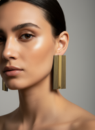 Myla Earrings – Χειροποίητα ορθογώνια σκουλαρίκια από πλέξιγκλας – So Cute by Dimi