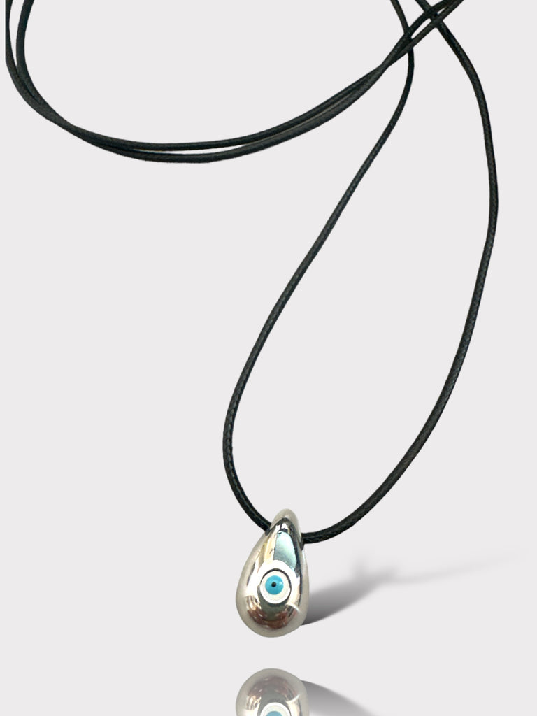 WATER DROP CORD NECKLACE