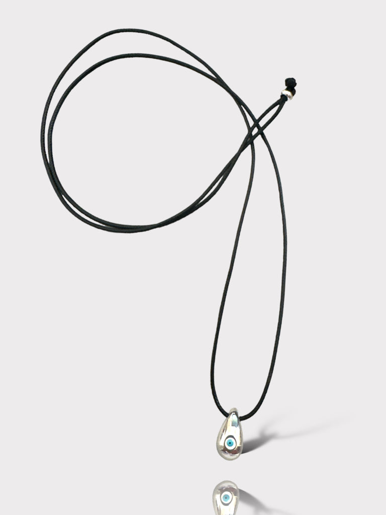 WATER DROP CORD NECKLACE