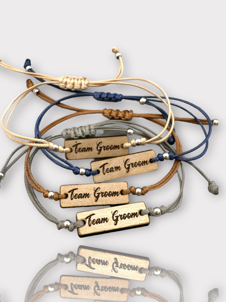 GROOM & TEAM GROOM BRACELETS - So Cute by Dimi