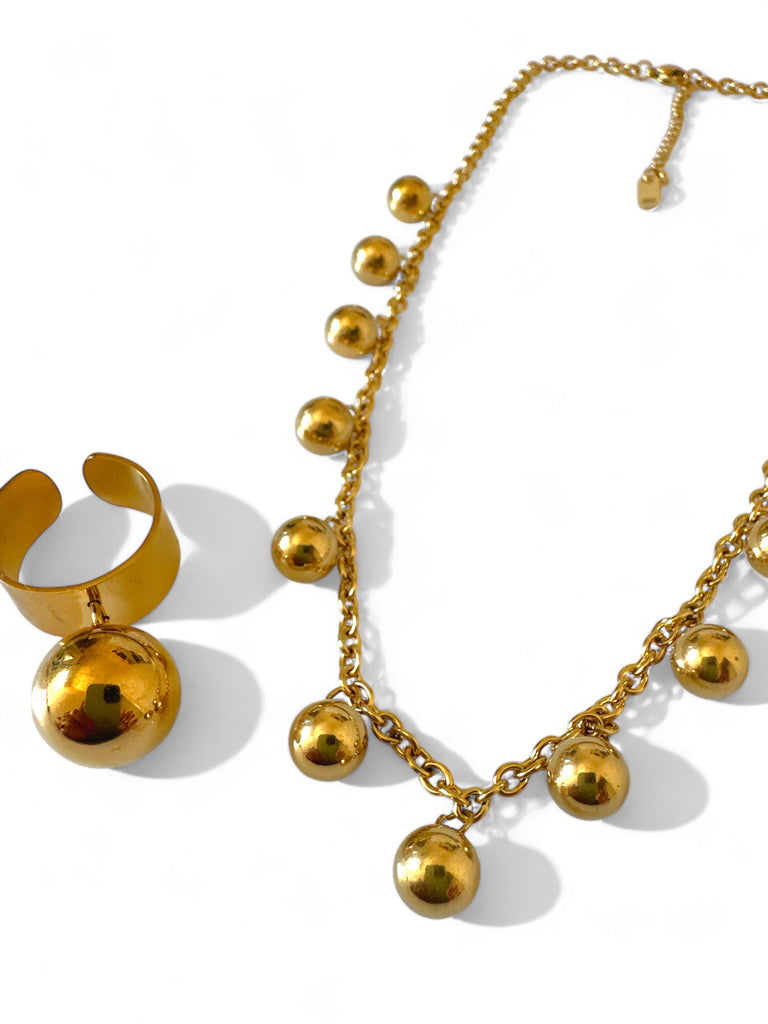 DROP BALLS NECKLACE - So Cute by Dimi
