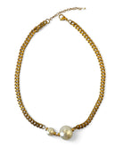 PEARLS STEEL NECKLACE - So Cute by Dimi