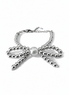 Χειροποίητο βραχιόλι με πέρλα και φιογκάκι από αιματίτη – Irene Bracelet – So Cute by Dimi