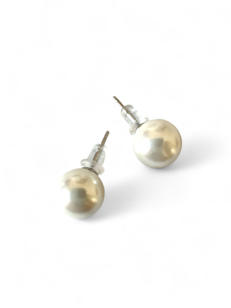 925 PEARL STUD EARRINGS