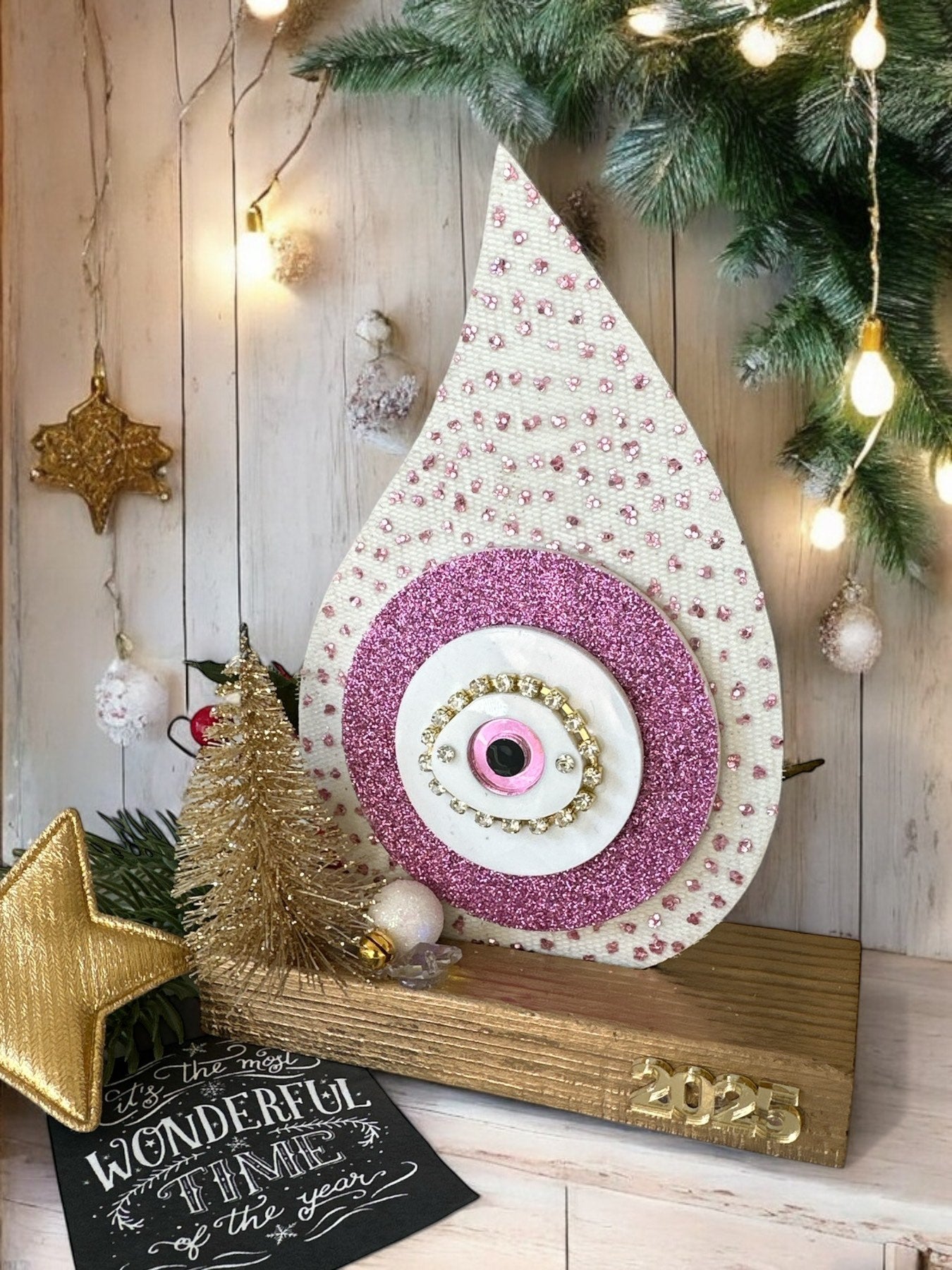 Merry & Pink επιτραπέζιο γούρι Σταγόνα με μάτι - So Cute by Dimi