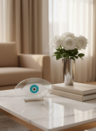 Επιτραπέζιο οβάλ γούρι μάτι από πλεξιγκλάς σε βάση, σε διάφορους χρωματικούς συνδυασμούς – So Cute by Dimi»