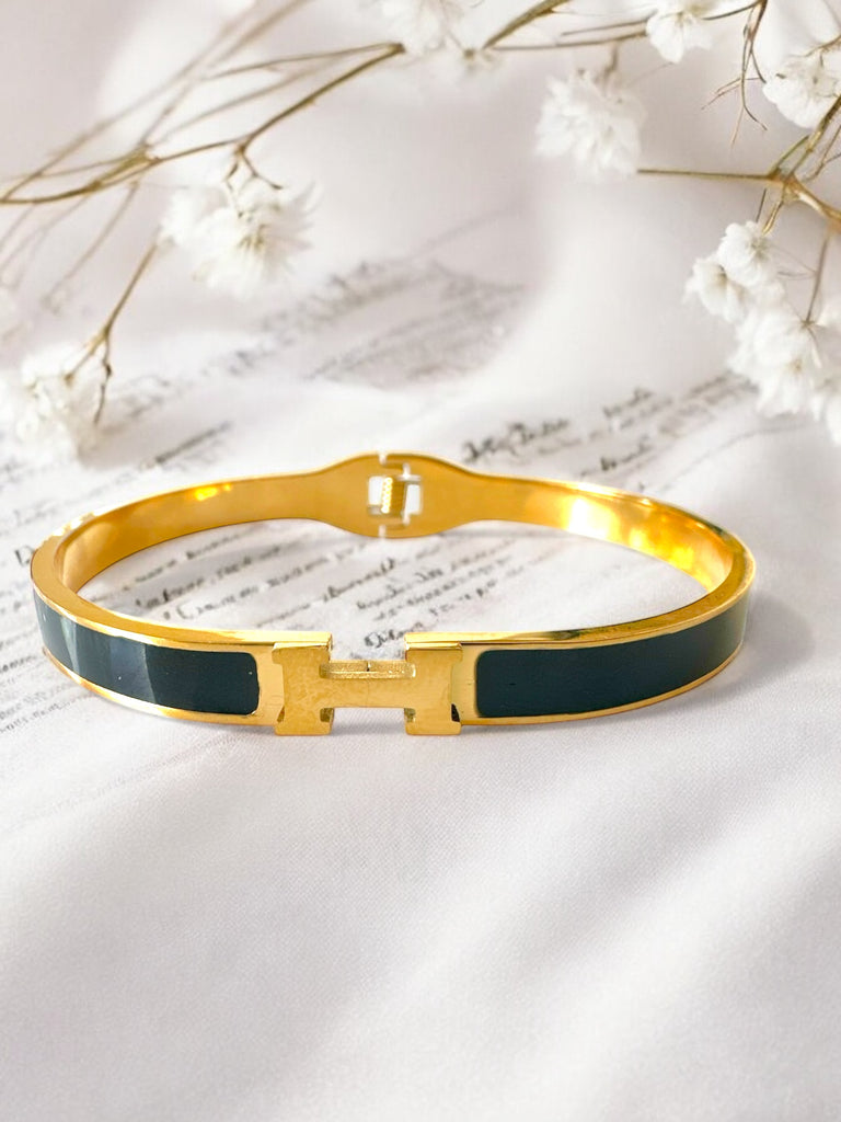 H BANGLE BRACELET - So Cute by Dimi