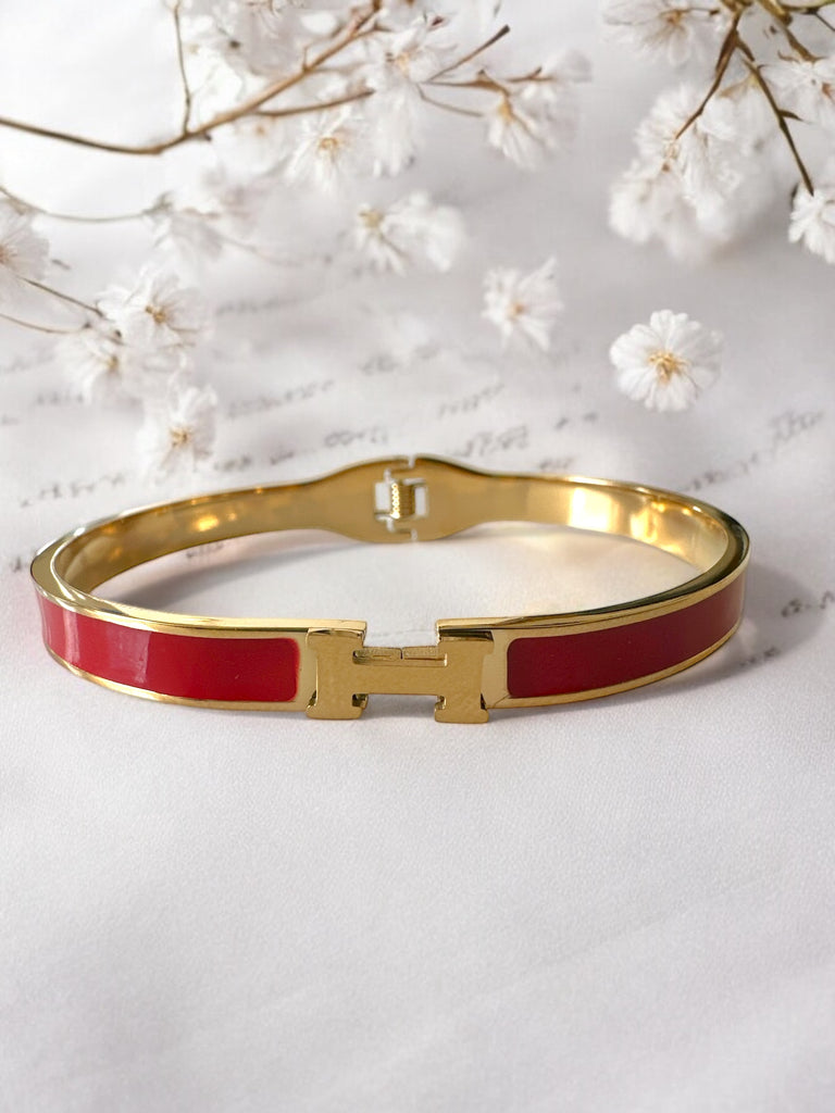 H BANGLE BRACELET - So Cute by Dimi