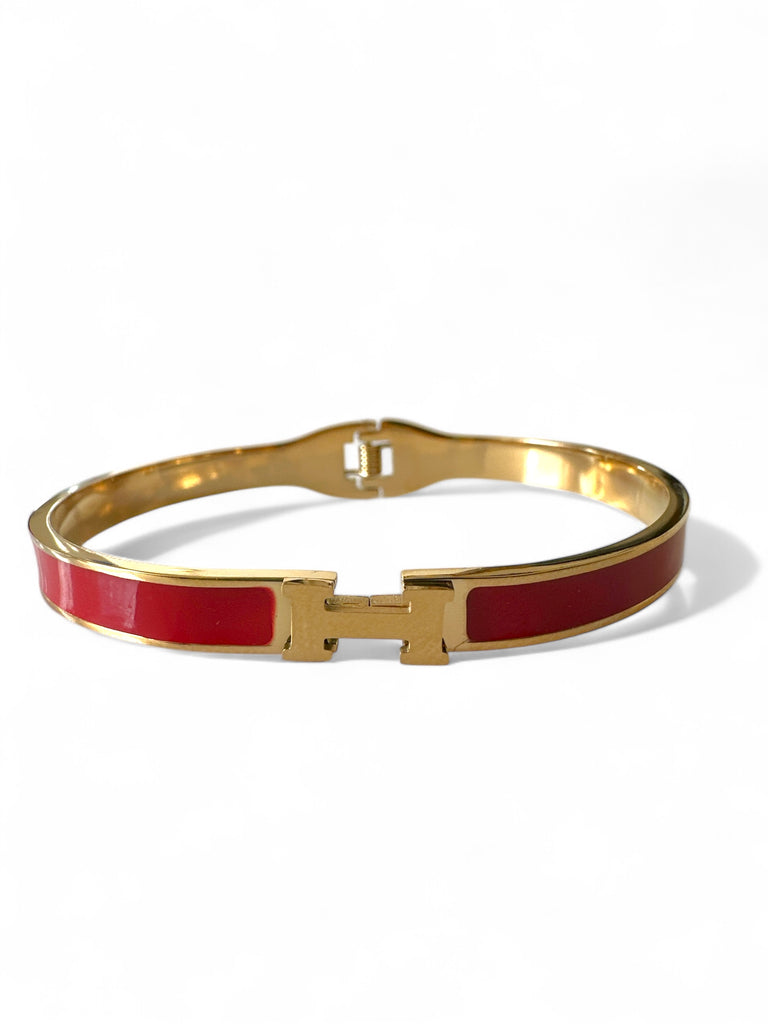 H BANGLE BRACELET - So Cute by Dimi