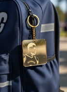 Χειροποίητο μπρελόκ Giannis από χρυσό plexiglass καθρέφτη – So Cute by Dimi