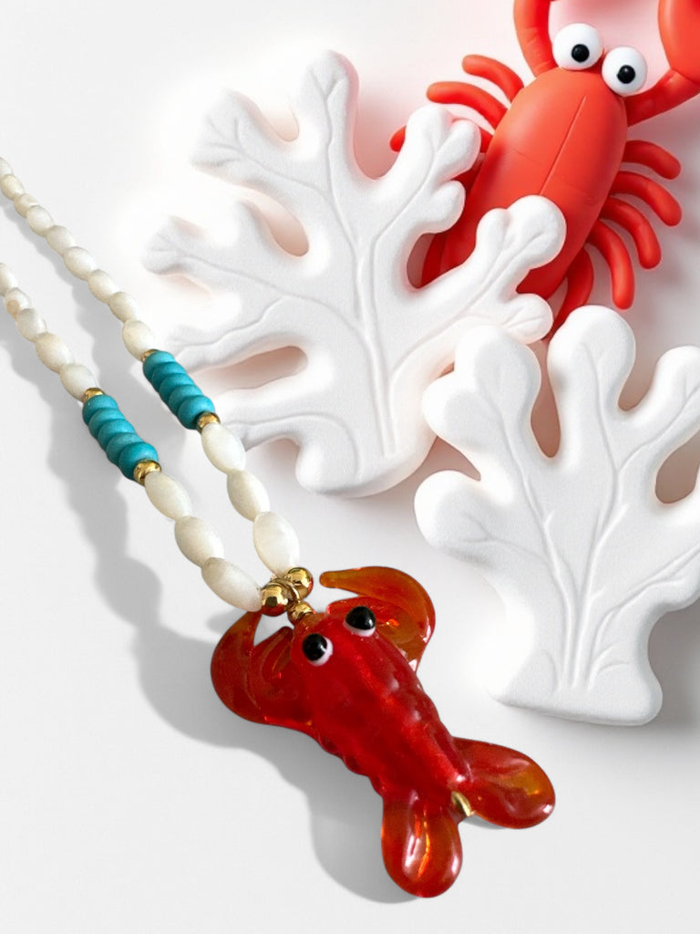 SUMMER LOBSTER NECKLACE - So Cute by Dimi