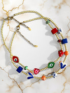 JOYFUL BLUE NECKLACE - So Cute by Dimi