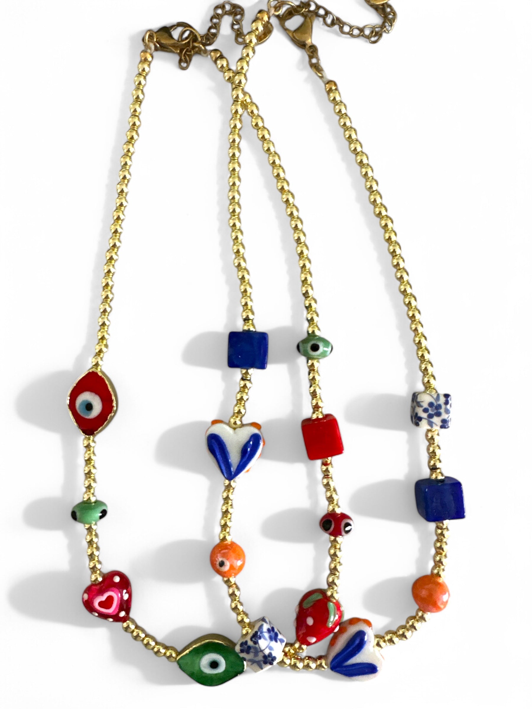 JOYFUL BLUE NECKLACE - So Cute by Dimi