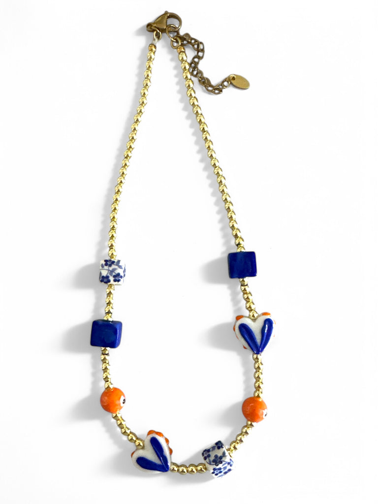 JOYFUL BLUE NECKLACE - So Cute by Dimi