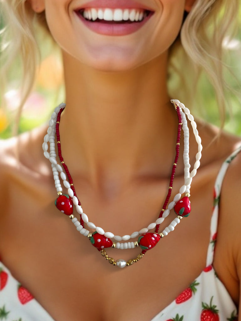 SWEET BERRIES NECKLACE - So Cute by Dimi
