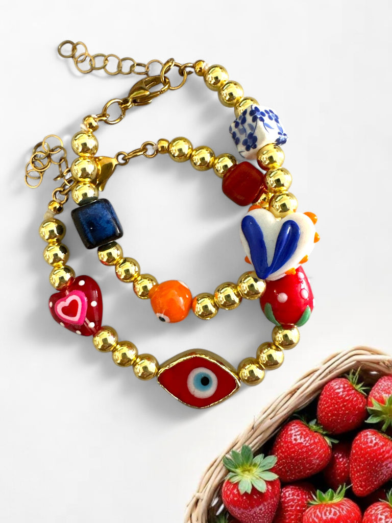 JOYFUL RED BRACELET - So Cute by Dimi
