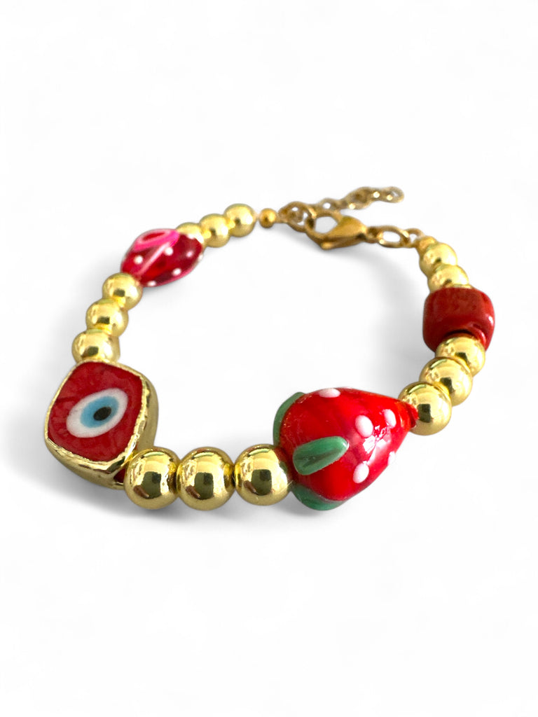 JOYFUL RED BRACELET - So Cute by Dimi