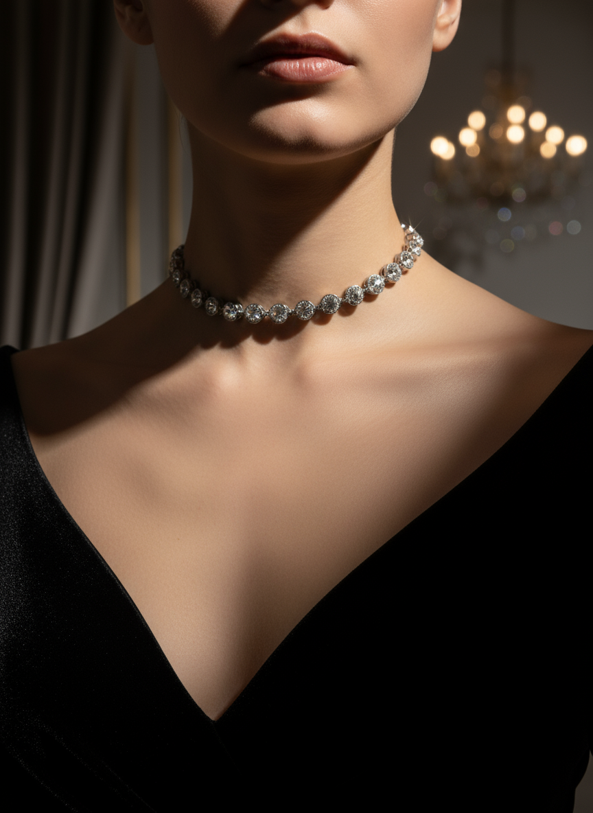 Celeste Choker – Silver Stainless - So Cute by Dimi