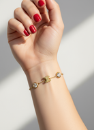 🌟 Βραχιόλι Celestial Logo – Minimal Glam - So Cute by Dimi