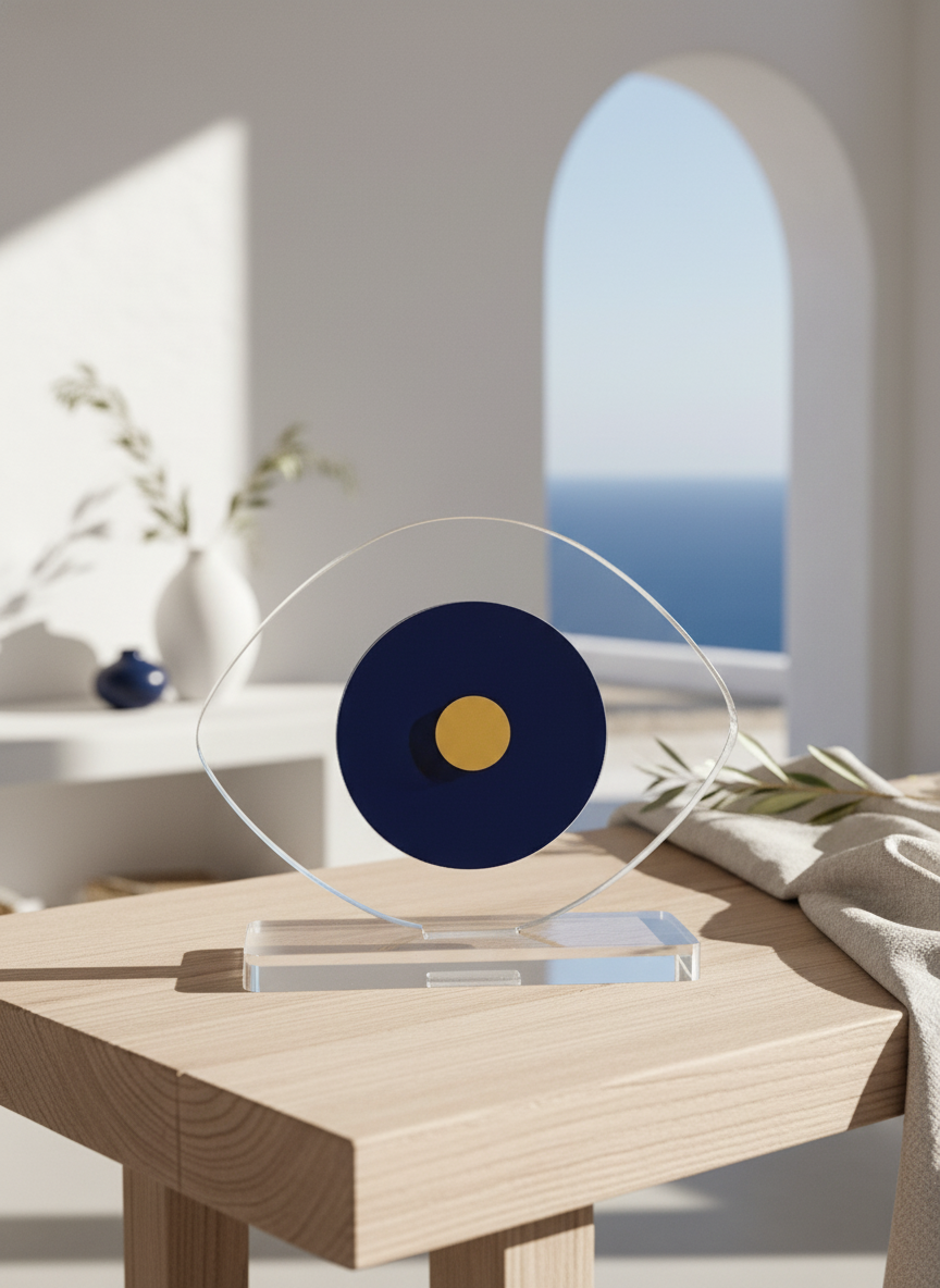 Επιτραπέζιο γούρι μάτι Iris από plexiglass – So Cute by Dimi