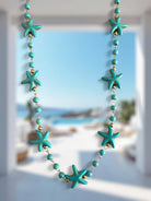 Starfish Parade – Κολιέ με Αστερίες από Χαολίτη & Χάντρες - So Cute by Dimi