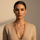 Ατσάλινο Κολιέ με Ημιπολύτιμες Πέτρες | So Cute by Dimi