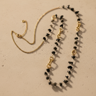 Ατσάλινο Κολιέ με Ημιπολύτιμες Πέτρες | So Cute by Dimi