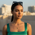 Emerald Cross Μίνι Σταυρός με Ζιργκόν | Ατσάλι – So Cute by Dimi