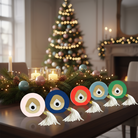 Χειροποίητο γούρι μάτι plexiglass με φούντα – 6 χρώματα για δώρο – So Cute by Dimi