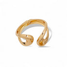 Statement sculptural cuff bracelet σε χρυσό, ασημί και δίχρωμο, So Cute by Dimi