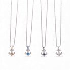 Ανδρικό ατσάλινο κολιέ άγκυρα με σμάλτο| So Cute by Dimi