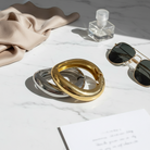 Bold curve copper bangle σε χρυσό και ασημί – So Cute by Dimi