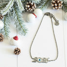 Ατσάλινο βραχιόλι γούρι 2026 με ματάκι – So Cute by Dimi