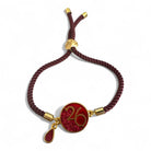 Χειροποίητο βραχιόλι γούρι 2026 με επιχρυσωμένο μοτίφ και charm σταγόνα γκλίτερ – So Cute by Dimi