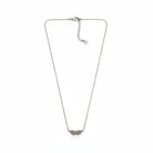 Delicate stainless steel necklace with small angel wing pendant in gold and silver – So Cute by Dimi.
