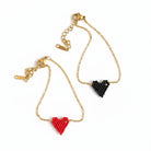 Mini Heart Glow Bracelet – Βραχιόλι με Καρδιά από Χάντρες Miyuki | So Cute by Dimi