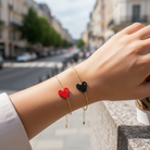 Mini Heart Glow Bracelet – Βραχιόλι με Καρδιά από Χάντρες Miyuki | So Cute by Dimi