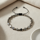 Χειροποίητο Ανδρικό Βραχιόλι με Σταυρούς & Αιματίτη | So Cute by Dimi