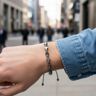 Χειροποίητο Ανδρικό Βραχιόλι με Σταυρούς & Αιματίτη | So Cute by Dimi