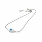 Κολιέ με γυάλινη χάντρα μάτι από ατσάλι – So Cute by Dimi