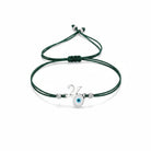 Ανδρικό βραχιόλι-γούρι 2026 με μάτι και κορδόνι σε τέσσερα χρώματα. So Cute by Dimi