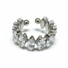 Ατσάλινο δαχτυλίδι Luna Glow με ζιργκόν σε χρυσό και ασημί – So Cute by Dimi