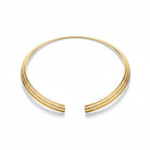 Triple Line Steel Collar – Ατσάλινο Τριπλό Κολάρο σε Χρυσό & Ασημί | So Cute by Dimi