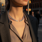 Triple Line Steel Collar – Ατσάλινο Τριπλό Κολάρο σε Χρυσό & Ασημί | So Cute by Dimi