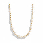 Κοντό κολιέ με γυάλινες και ακανόνιστες πέρλες – So Cute by Dimi