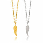 Angel Wing Necklace – Ατσάλινο Κολιέ με Φτερό Αγγέλου | So Cute by Dimi
