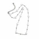 Pearl Hearts Necklace – Ατσάλινο Κολιέ με Καρδιές από Πέρλες | So Cute by Dimi