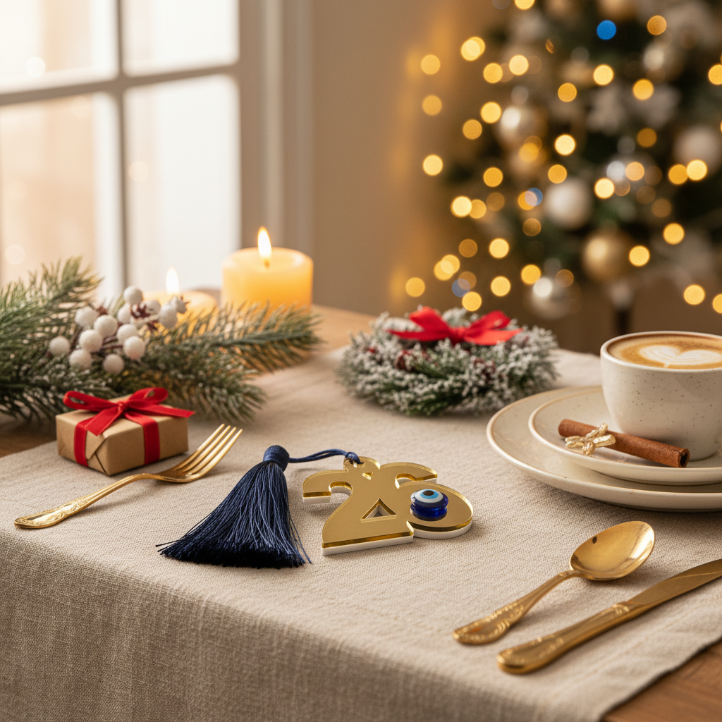 Συμβολικό Γούρι 2026 με Φούντα – Lucky Charm | So Cute by Dimi