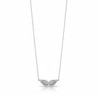 Delicate stainless steel necklace with small angel wing pendant in gold and silver – So Cute by Dimi.
