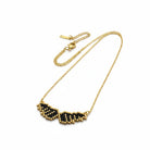 Ατσάλινο κολιέ Angel Wings με μοτίφ φτερά αγγέλου από χάντρες Miyuki – So Cute by Dimi